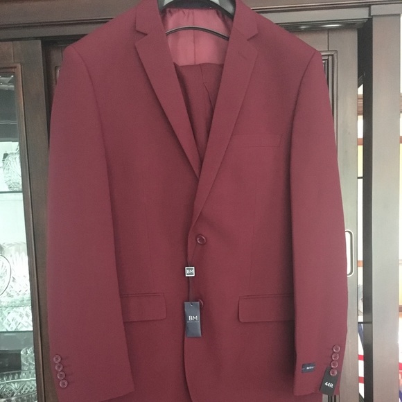 Other - Men’s 2-piece Burgundy Suit 44R/38W